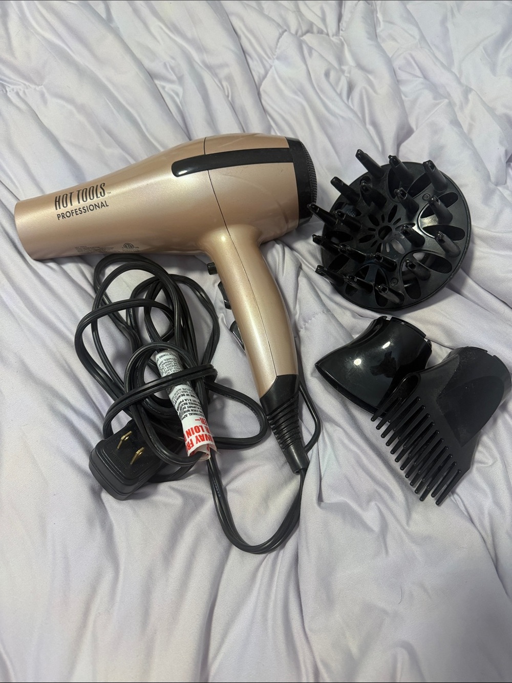 Hot Tools Hair Dryer with Attachments